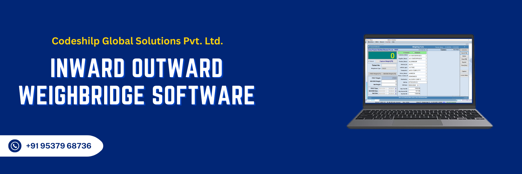 Inward Outward Weighbridge Software